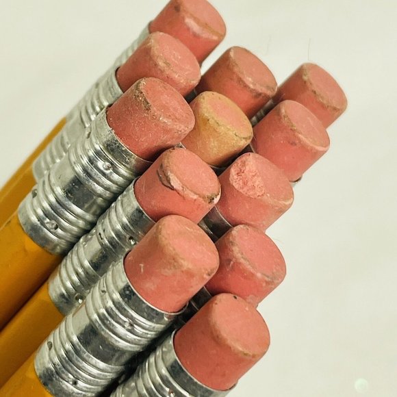 12 Eagle Berol Pencils HB 224 #2 Unsharpened Wood Vintage Rainforest Free - Picture 3 of 6